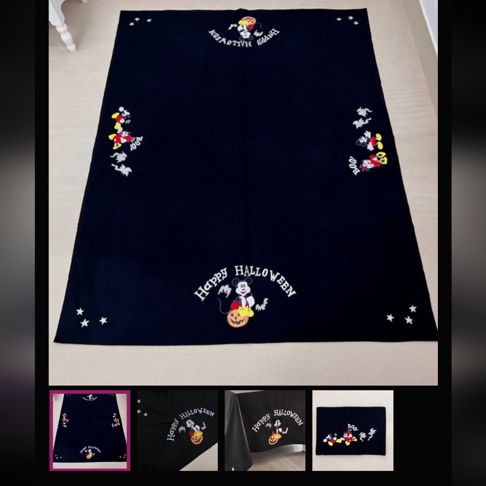 New Mickey Mouse Halloween Tablecloth Holiday Party Table Decoration Disney
